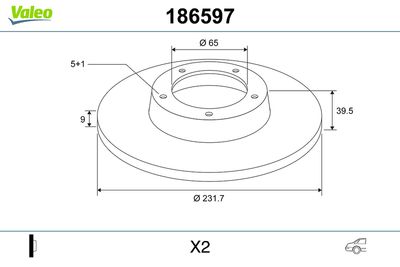 DISC FRANA VALEO 186597