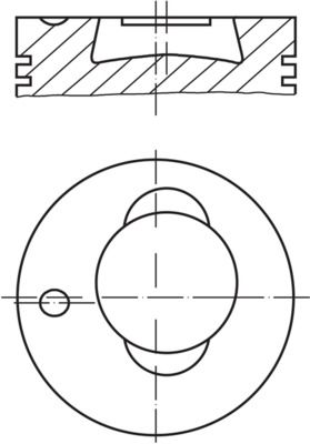 Zuiger - 0038300 - MAHLE