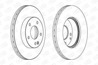 BREMSSCHEIBE CHAMPION 562249CH 1