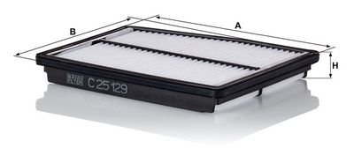 LUFTFILTER MANN-FILTER C25129 1