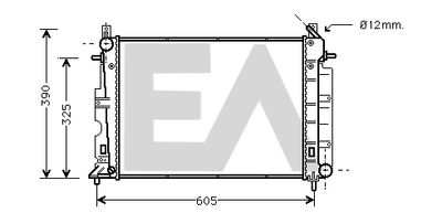 EACLIMA 31R62014 Крышка радиатора  для SAAB  (Сааб 900)