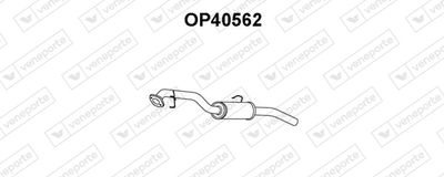 Глушитель выхлопных газов конечный VENEPORTE OP40562 для OPEL FRONTERA