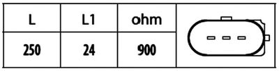 Sensor, crankshaft pulse 6PU 009 146-581