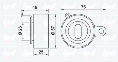 ROLA INTINZATOR CUREA DISTRIBUTIE IPD 140800 1