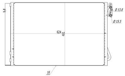KONDENSATOR KLIMAANLAGE