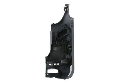 Bumper hoek Achter Links (met basiscoating  versie met achterdeur, (en) with blind spot sensor holder, voor het schilderen) past: RENAULT KANGOO III 01.21-