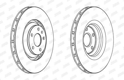 BREMSSCHEIBE JURID 562508JC 1