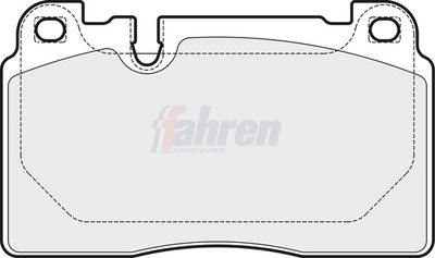 Fahren Brake Pad Set, disc brake FBP3731
