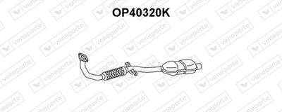 VENEPORTE OP40320K Катализатор для OPEL CORSA B (S93) 1.5 TD (F08, F68, M68)