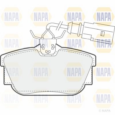 Brake Pad Set NAPA NBP1268