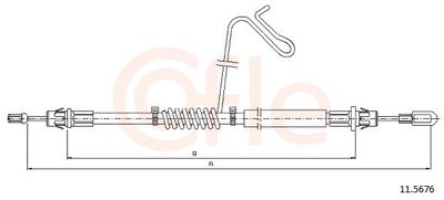 CABLU FRANA DE PARCARE