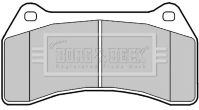 BORG & BECK BBP2357 Тормозные колодки и сигнализаторы  для JAGUAR S-TYPE II (X200) R 4,2 V8