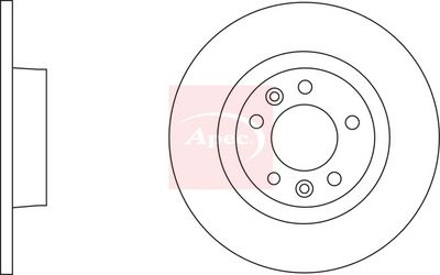APEC Brake Disc DSK2612