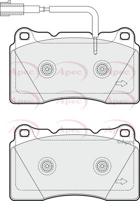 Brake Pad Set APEC PAD1790