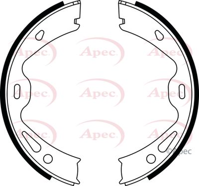 Brake Shoe Set, parking brake APEC SHU842