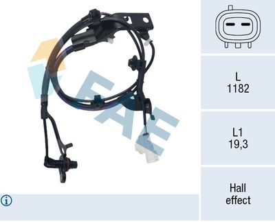 SENSOR RADDREHZAHL FAE 78739