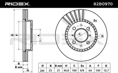 спирачен диск RIDEX