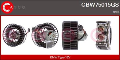 CASCO CBW75015GS Вентилятор салона  для BMW Z3 (Бмв З3)