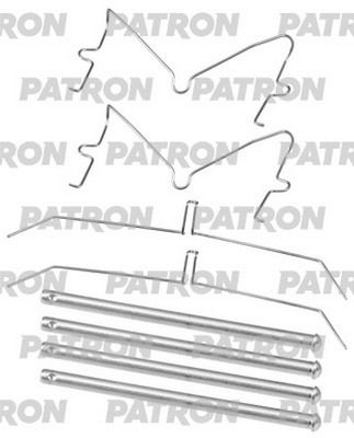 Комплектующие, колодки дискового тормоза PATRON PSRK1361 для JEEP COMPASS