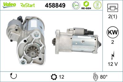 Startér VALEO 458849