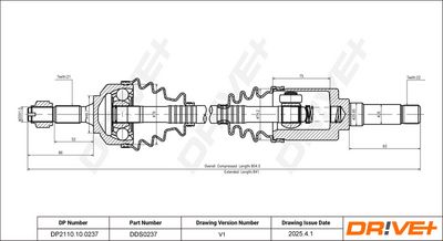 ANTRIEBSWELLE DR!VE+ DP2110100237