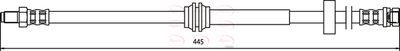 Brake Hose APEC HOS3395