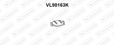Катализатор VENEPORTE VL90163K для VOLVO 480