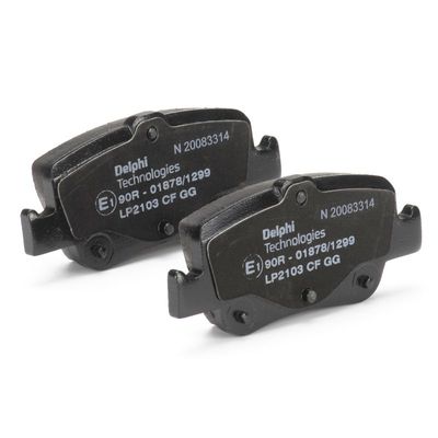 BREMSBELAGSATZ SCHEIBENBREMSE DELPHI LP2103 34