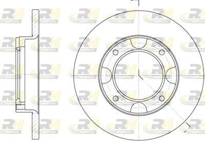 ROADHOUSE 6039.00 Тормозные диски  для HONDA ACCORD (Хонда Аккорд)