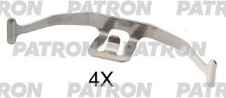 PATRON PSRK1350 Скобы тормозных колодок  для AUDI Q5 (Ауди Q5)