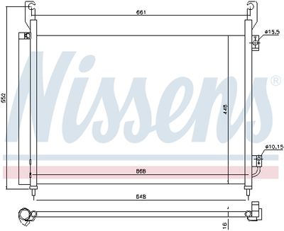 KONDENSATOR KLIMAANLAGE NISSENS 940316 6