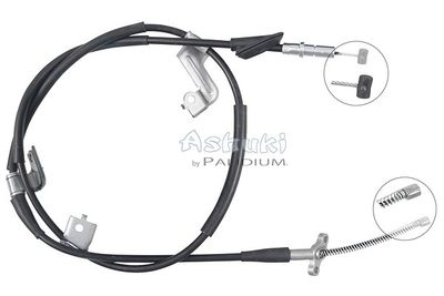 ASHUKI by Palidium ASH3-1531 Трос ручного тормоза  для HONDA CIVIC VII Hatchback (EU, EP, EV) 1.4 iS (EP1)