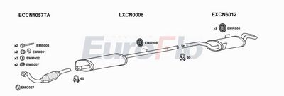 Układ wydechowy EUROFLO PGEXP20D0706LHD