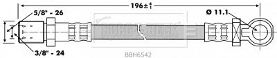 BORG & BECK BBH6542 Главный цилиндр сцепления  для ROVER MINI (Ровер Мини)