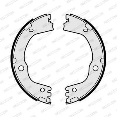 Bromsbackar, sats, parkeringsbroms FERODO FSB4198