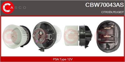 VENTILATOR HABITACLU CASCO CBW70043AS