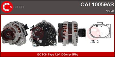 GENERATOR / ALTERNATOR CASCO CAL10059AS