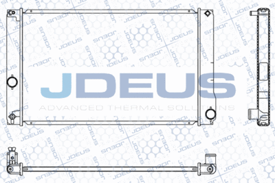 Радиатор, охлаждение двигателя JDEUS M-0280820 для LEXUS CT