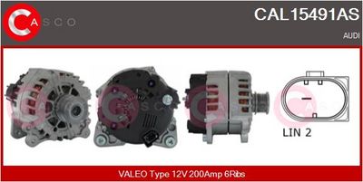 generátor CASCO CAL15491AS