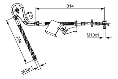 BOSCH Bremsschlauch