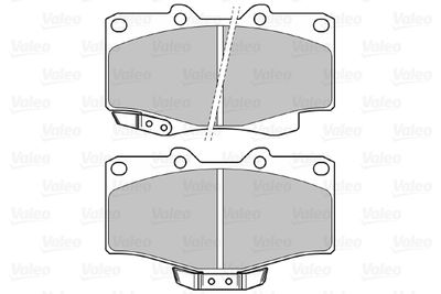 Brake Pad Set, disc brake 598897