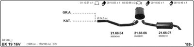 Układ wydechowy IMASAF 514000036