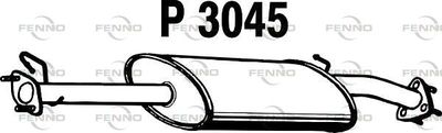 FENNO P3045 Глушитель выхлопных газов  для LAND ROVER DEFENDER Pick Up (L316) 2.4 Td4 4x4 (L317)