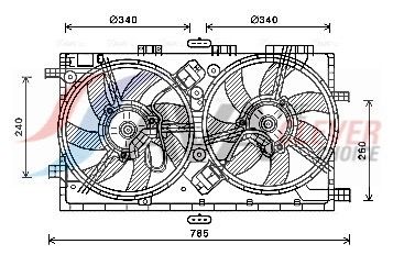 LüFTER MOTORKüHLUNG