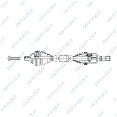 полуоска GSP 257844OL