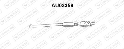 VENEPORTE AU03359 Глушитель выхлопных газов  для AUDI A6 (Ауди А6)
