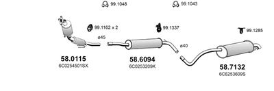 SISTEM DE ESAPAMENT ASSO ART4780