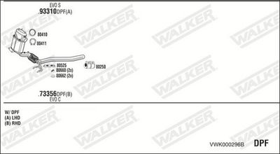 Изпускателна система WALKER VWK000296B