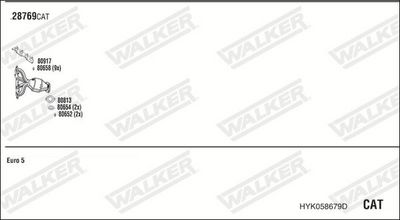 SISTEM DE ESAPAMENT WALKER HYK058679D