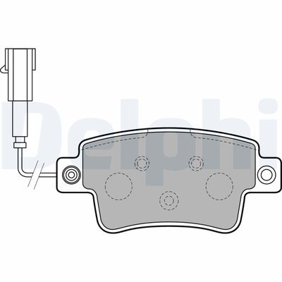 Brake Pad Set, disc brake LP2231